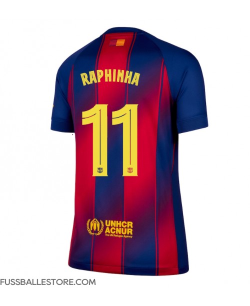 Günstige Barcelona Raphinha Belloli #11 Heimtrikot Damen 2025-26 Kurzarm Günstige Barcelona Raphinha Belloli #11 Heimtrikot Damen 2025-26 Kurzarm